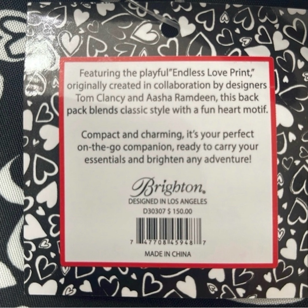 NWT Brighton “Endless Love” Mini Backpack - Picture 7 of 7